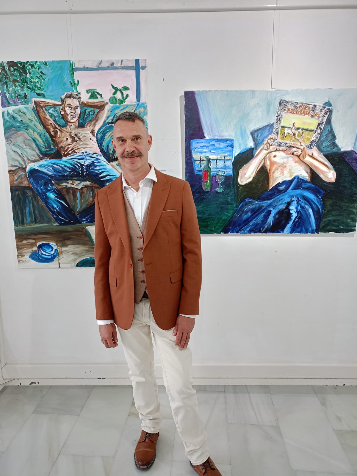 The “La Fuente” Municipal Art Gallery has opened its doors to the exhibition by the artist Frank Notteboom where, until the 26th of May you can admire this painter’s works created from 2020 to 2023.